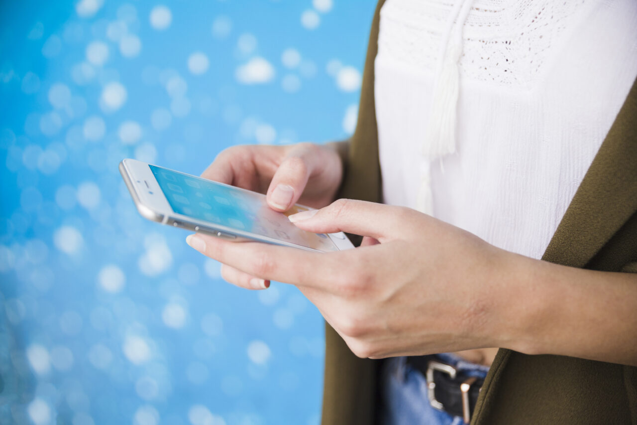Person on phone