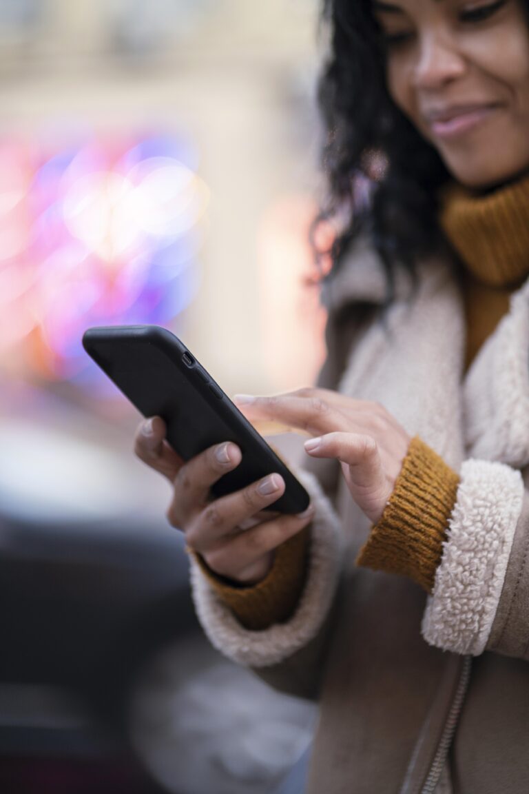 Person on phone