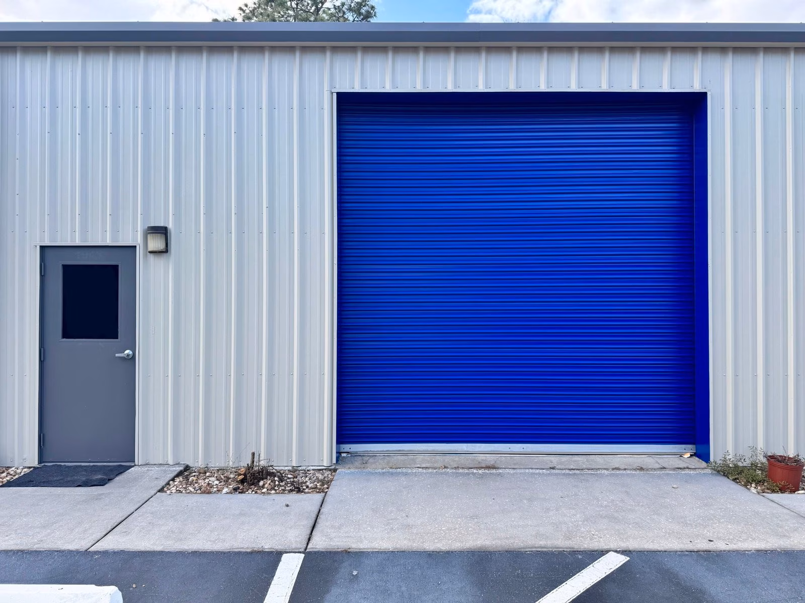 A business center bay door